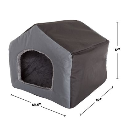 Image showing  Cozy Cottage House Shaped Pet Bed