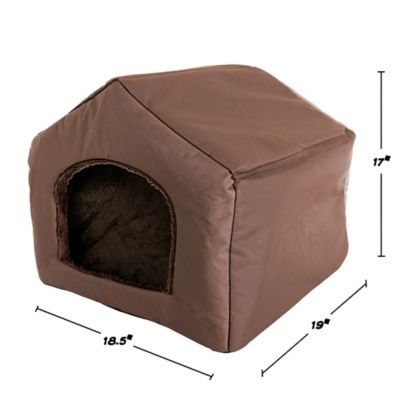Image showing  Cozy Cottage House Shaped Pet Bed