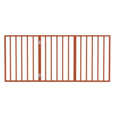 Image showing 6 th PETMAKER Freestanding Wooden Pet Gate, 54 in., Mahogany