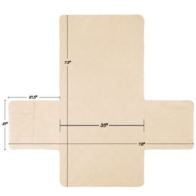 Image showing  100% Waterproof Chair Furniture Cover, Tan