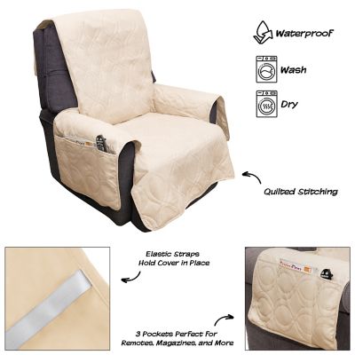 Image showing  100% Waterproof Chair Furniture Cover, Tan