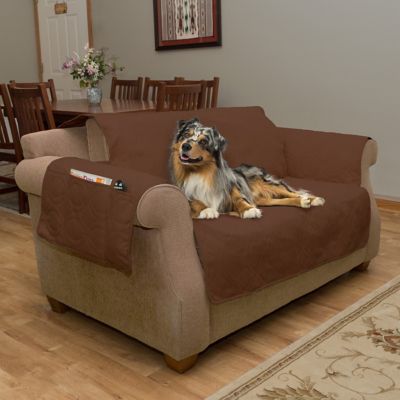 PETMAKER 100% Waterproof Loveseat Furniture, Brown