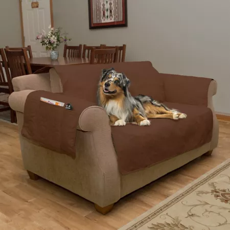 PETMAKER 100% Waterproof Loveseat Brown Furniture Covers & Protectors