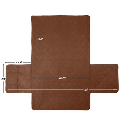 Image showing  100% Waterproof Loveseat Furniture, Brown