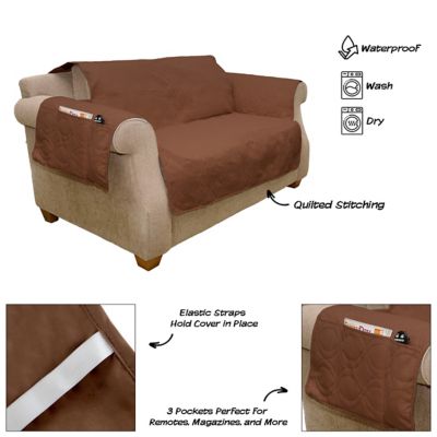 Image showing  100% Waterproof Loveseat Furniture, Brown