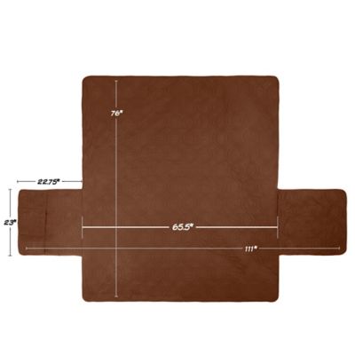 Image showing  100% Waterproof Couch/Sofa Furniture Cover, Brown
