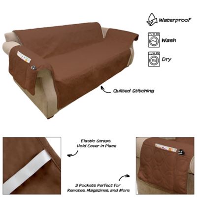 Image showing  100% Waterproof Couch/Sofa Furniture Cover, Brown