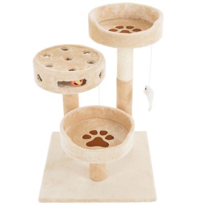 Image showing 5 th PETMAKER 27.5 in. 3-Tier Sleep and Play Cat Tree