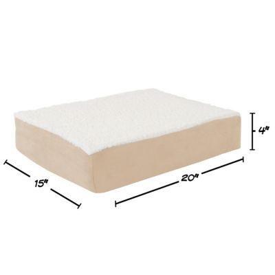 Image showing  Orthopedic Sherpa Top Memory Foam Mattress Pet Bed