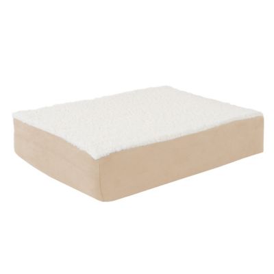 Image showing 6 th PETMAKER Orthopedic Sherpa Top Memory Foam Mattress Pet Bed