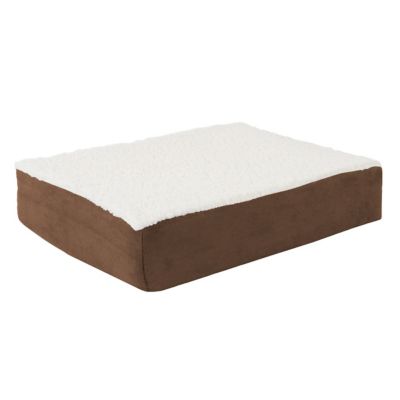 Image showing 6 th PETMAKER Orthopedic Sherpa Top Memory Foam Mattress Pet Bed
