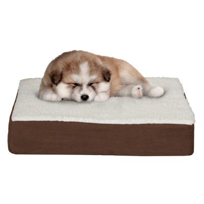 Image showing  Orthopedic Sherpa Top Memory Foam Mattress Pet Bed
