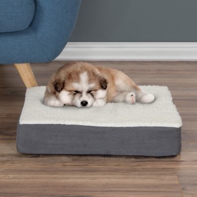 Image showing 5 th PETMAKER Orthopedic Sherpa Top Memory Foam Mattress Pet Bed