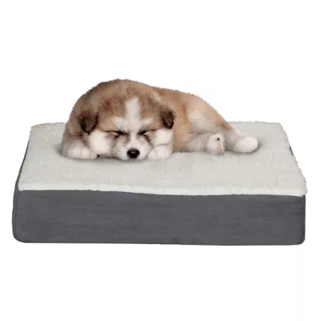 PETMAKER Sherpa Memory Foam Orthopedic Pet Mattress Orthopedic Dog Beds