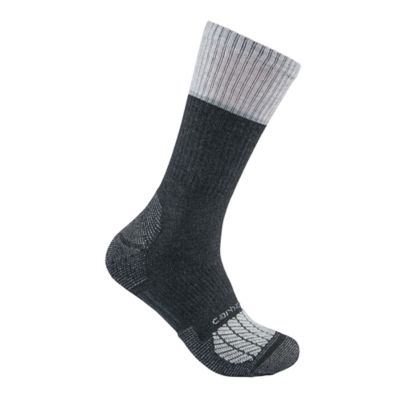 Carhartt Men's Force Performance Steel-Toe Crew Socks, 2-Pairs, SC0012MASST03-L