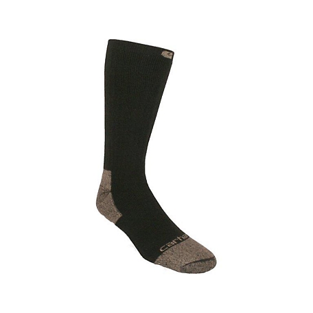 Carhartt Men's Full Cushion Steel-Toe Cotton Work Boot Socks, 2-Pack