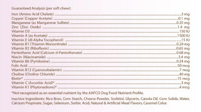 Image showing  Multi-Vitamin Soft Chew Dog Supplement for Airedale Terriers, 60 ct.