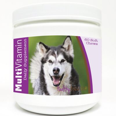 Healthy Breeds Multi-Vitamin Soft Chew Dog Supplement for Alaskan Malamutes, 60 ct.