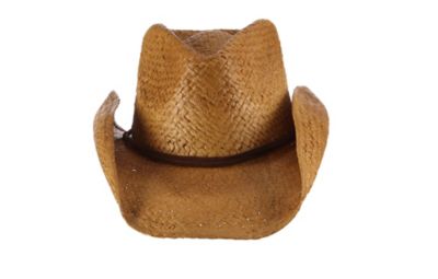 ASO-SLING Unisex Straw Western Cowboy Hat Hollow Out Outback Wide Brim Cattleman Hat 