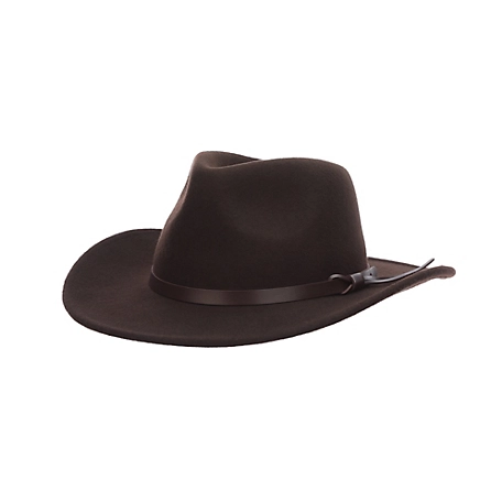 Milano Crushable Wool Felt Outback Hat