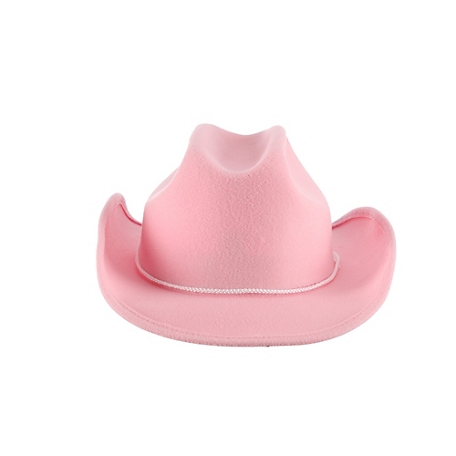 Hat laser-cowboy pink, (H=11 cm) size 59