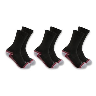 Image showing  Women's Force Performance Crew Work Socks, Assorted, 3-Pairs