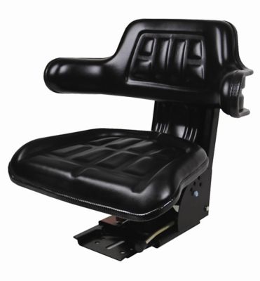 CountyLine 20.5 in. Universal Adjustable Seat with Adjustable Suspension, Black
