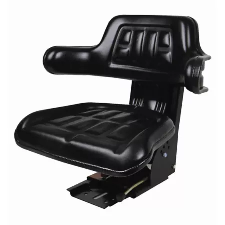 CountyLine 20.5 in Universal Tractor Seat with Adjustable Suspension Black Tractor Seats