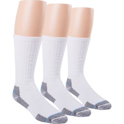 Blue Summit by Interwoven Men's Full Cushioned Work Crew Socks, 3-Pack