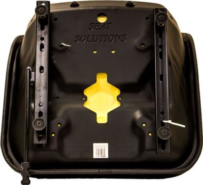 Image showing  21 in. Ultra High-Back Steel Pan Tractor Seat, Black