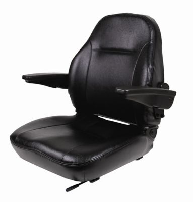 CountyLine High Back Premium HD Vinyl Tractor Seat at Tractor