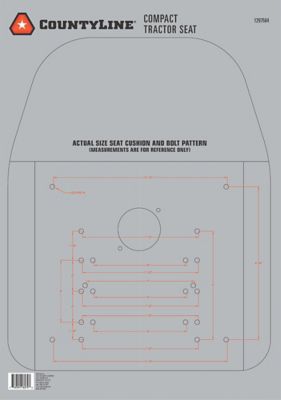 Image showing  18.5 in. Kubota Tractor Seat