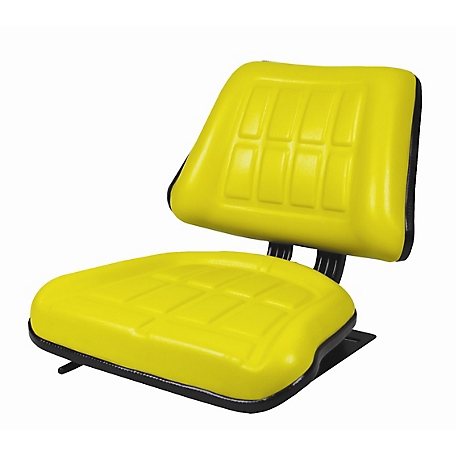CountyLine 16.5 in. Universal Compact Tractor Seat, Yellow