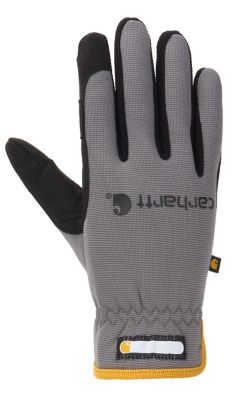 Carhartt Men s FastDry Work Flex Lined Hi Dexterity Synthetic Leather Work Gloves 1 Pair 1297624 at Tractor Supply Co