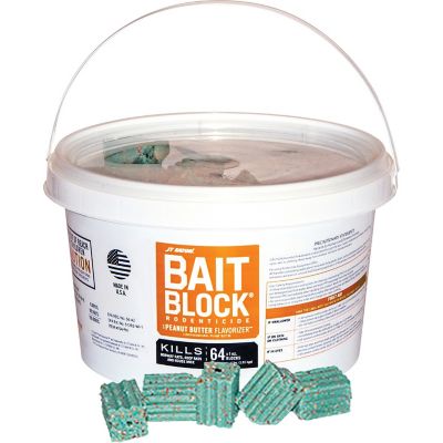 JT Eaton 4 lb. Rodenticide Bait Block with Peanut Butter Flavor -  704-PN