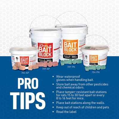 Image showing  4 lb. Rodenticide Bait Block with Peanut Butter Flavor