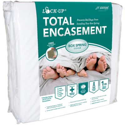 JT Eaton Lock-Up Box Spring Encasement Bed Bug Control, Full Box