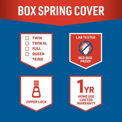 Image showing  Lock-Up Box Spring Encasement, Twin XL Box