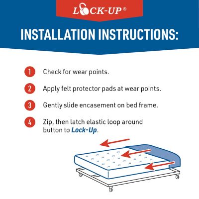 Image showing 5 th JT Eaton Lock-Up Box Spring Encasement, Twin XL Box