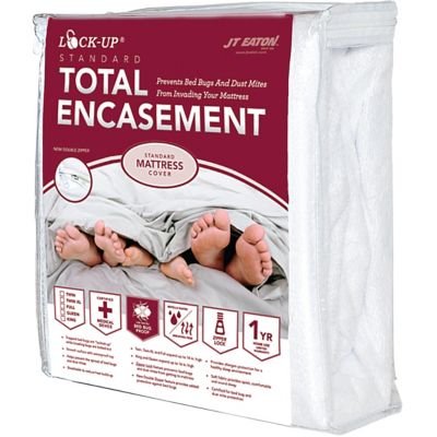 JT Eaton Lock-Up Standard Mattress Encasement, Twin