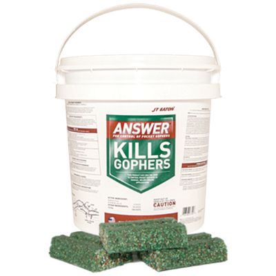 JT Eaton 10 lb. Answer for the Control of Pocket Gophers Block Bait -  277