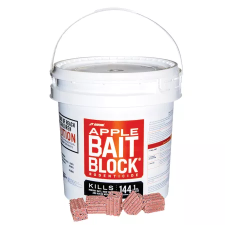 JT Eaton 9 lb Rodenticide Bait Block with Apple Flavor Animal & Rodent Bait