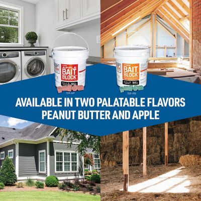 Image showing  9 lb. Rodenticide Bait Block with Apple Flavor