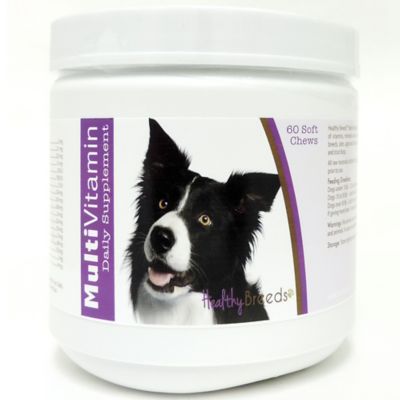 Healthy Breeds Multi-Vitamin Soft Chew Dog Supplement for Border Collies, 60 ct.