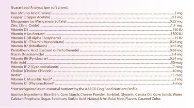 Image showing  Multi-Vitamin Soft Chew Dog Supplement for Beagles, 60 ct.