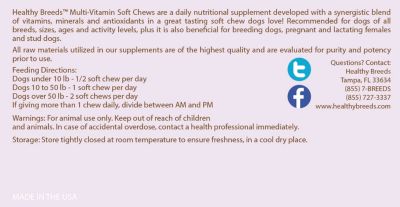 Image showing  Multi-Vitamin Soft Chew Dog Supplement for Beagles, 60 ct.