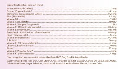 Image showing  Multi-Vitamin Soft Chew Dog Supplement for Bloodhounds, 60 ct.