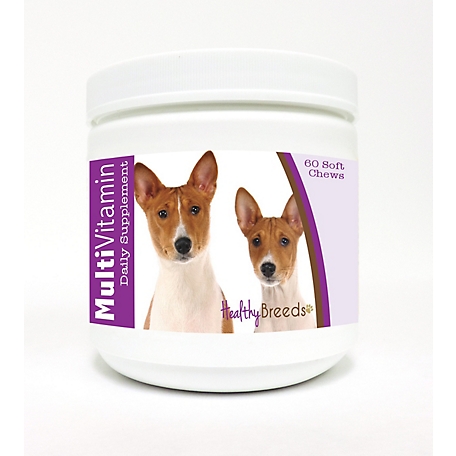 Healthy Breeds Multi-Vitamin Soft Chew Dog Supplement for Basenjis, 60 ct.