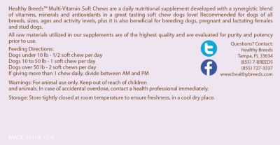 Image showing  Multi-Vitamin Soft Chew Dog Supplement for Bull Terriers, 60 ct.