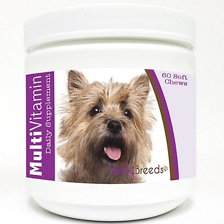 Healthy Breeds Multi-Vitamin Soft Chew Dog Supplement for Cairn Terriers, 60 ct.